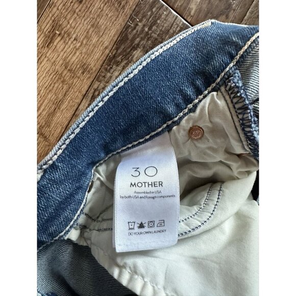 Mother The Rascal Ankle Chew Jeans In Learning To Hula Size 30 - Picture 5 of 9